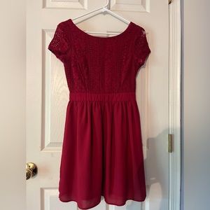 RED HOMECOMING DRESS